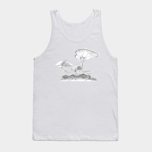 Mushrooms! Tank Top by Art of V. Cook